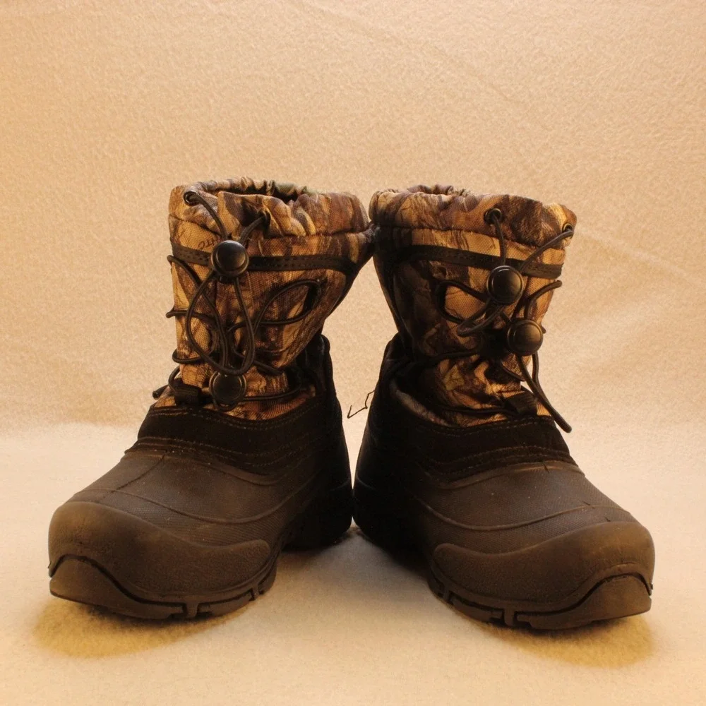 Tamarack Boys Youth 13 Realtree Camo Thermolite Duck Boots Winter Snow